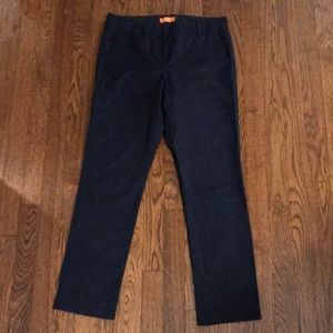 Joe fresh navy dress cotton pant size 0